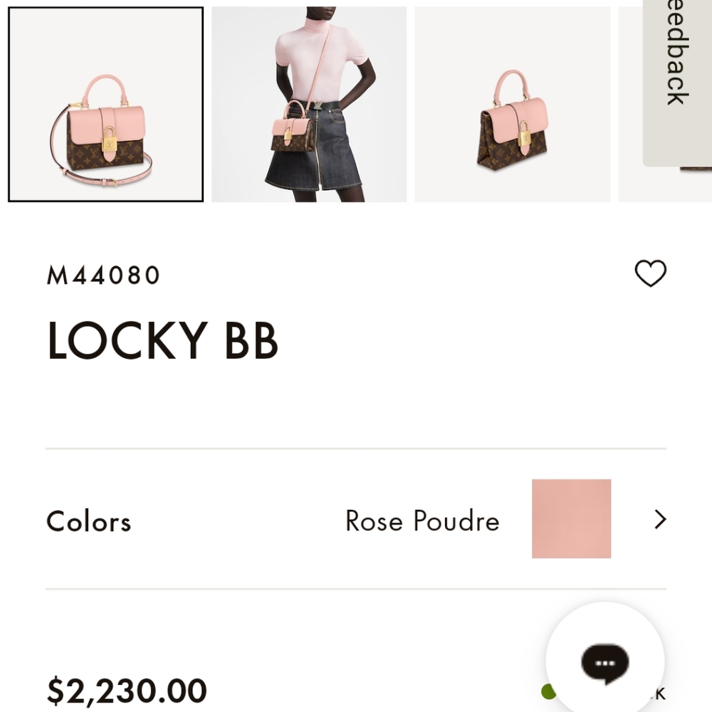 Louis Vuitton locky bb